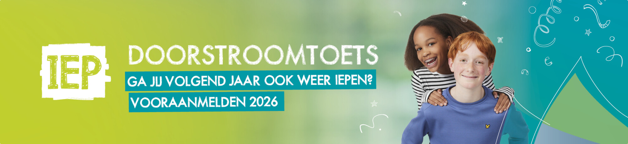 Vooraanmelden IEP DST