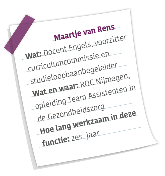 Groeigesprek Maartje van Rens