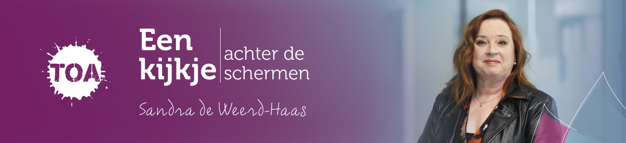 Kijkje achter de schermen met Sandra