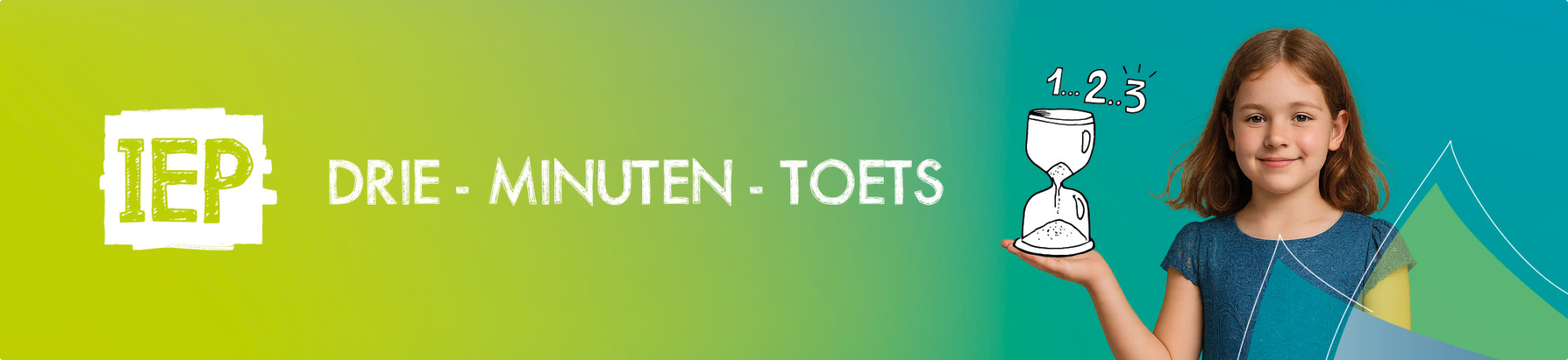 drie minuten toets