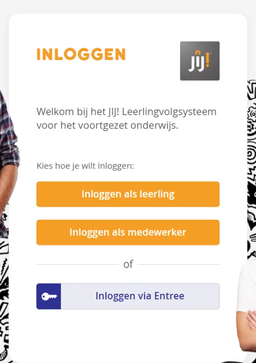 Inloggen via Entree