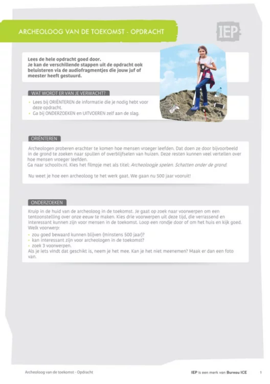 Creatief vermogen IEP groep 5 en 6