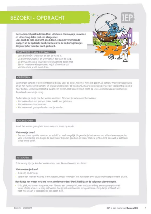 Creatief vermogen IEP groep 7 en 8