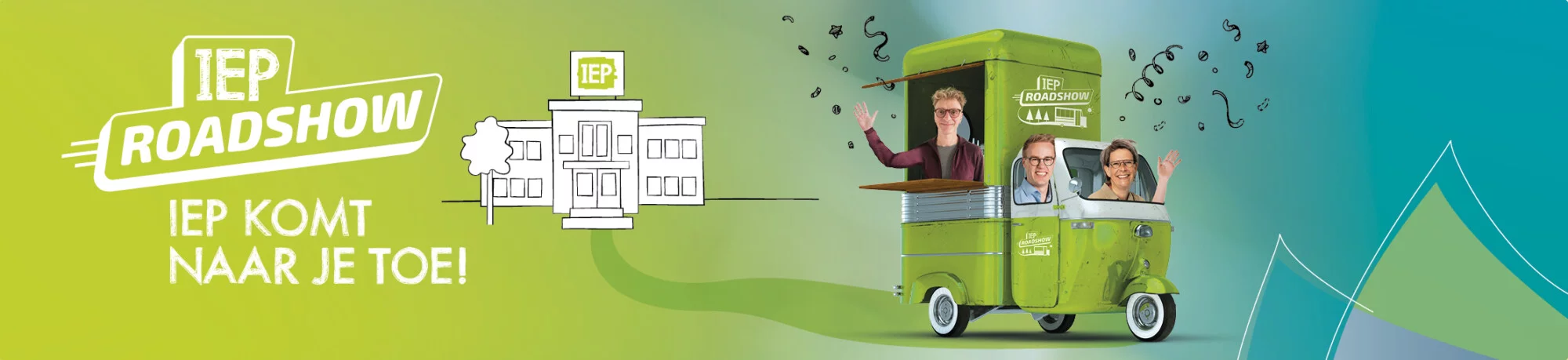 IEP Roadshow 2024. IEP komt naar je toe.